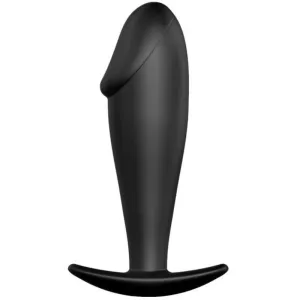Anal Plug Silikon Penisform Schwarz von Pretty Love Bottom | Fesselliebe.de