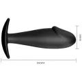 Anal Plug Silikon Penisform Schwarz von Pretty Love Bottom