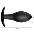 Anal Plug Silikonanker 8,5 cm Schwarz von Pretty Love Bottom