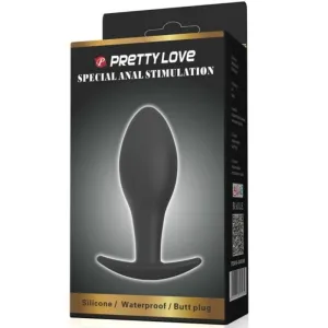 Anal Plug Silikonanker 8,5 cm Schwarz von Pretty Love Bottom