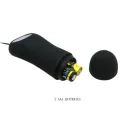 Silikon Analplug 12 Vibrationsmodi Schwarz von Pretty Love