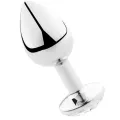 Analplug aus Transparentem Aluminium, 8 cm von Secretplay Toys