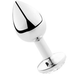 Analplug aus Transparentem Aluminium, 8 cm von Secretplay Toys | Fesselliebe.de