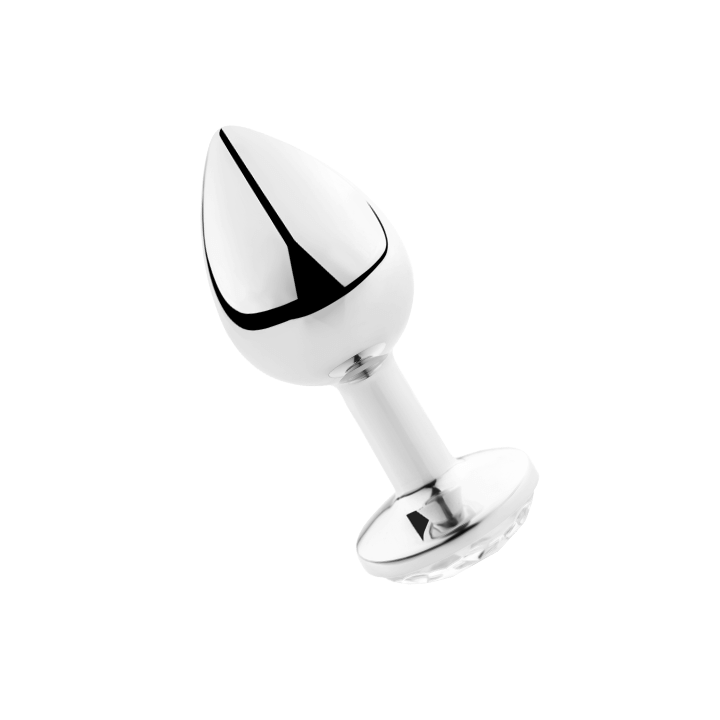 Analplug aus Transparentem Aluminium, 8 cm von Secretplay Toys | Fesselliebe.de
