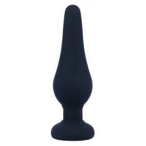 Analplug Pipo S Schwarzes Silikon 9,8 cm von Intense Anal Toys