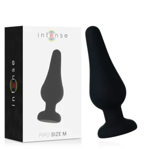 Analplug Pipo M Schwarzes Silikon 11 cm von Intense Anal Toys | Fesselliebe.de