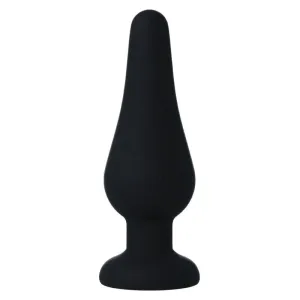 Analplug Pipo M Schwarzes Silikon 11 cm von Intense Anal Toys