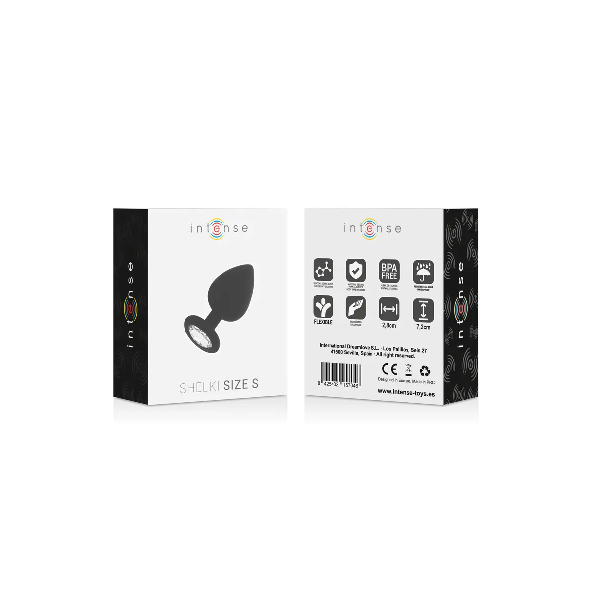 Shelki S Plug Anal Schwarz von Intense Anal Toys | Fesselliebe.de