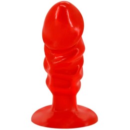 Unisex Analplug mit Rotem Saugnapf von Baile Anal | Fesselliebe.de