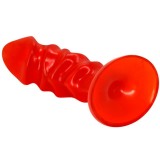 Unisex Analplug mit Rotem Saugnapf von Baile Anal | Fesselliebe.de