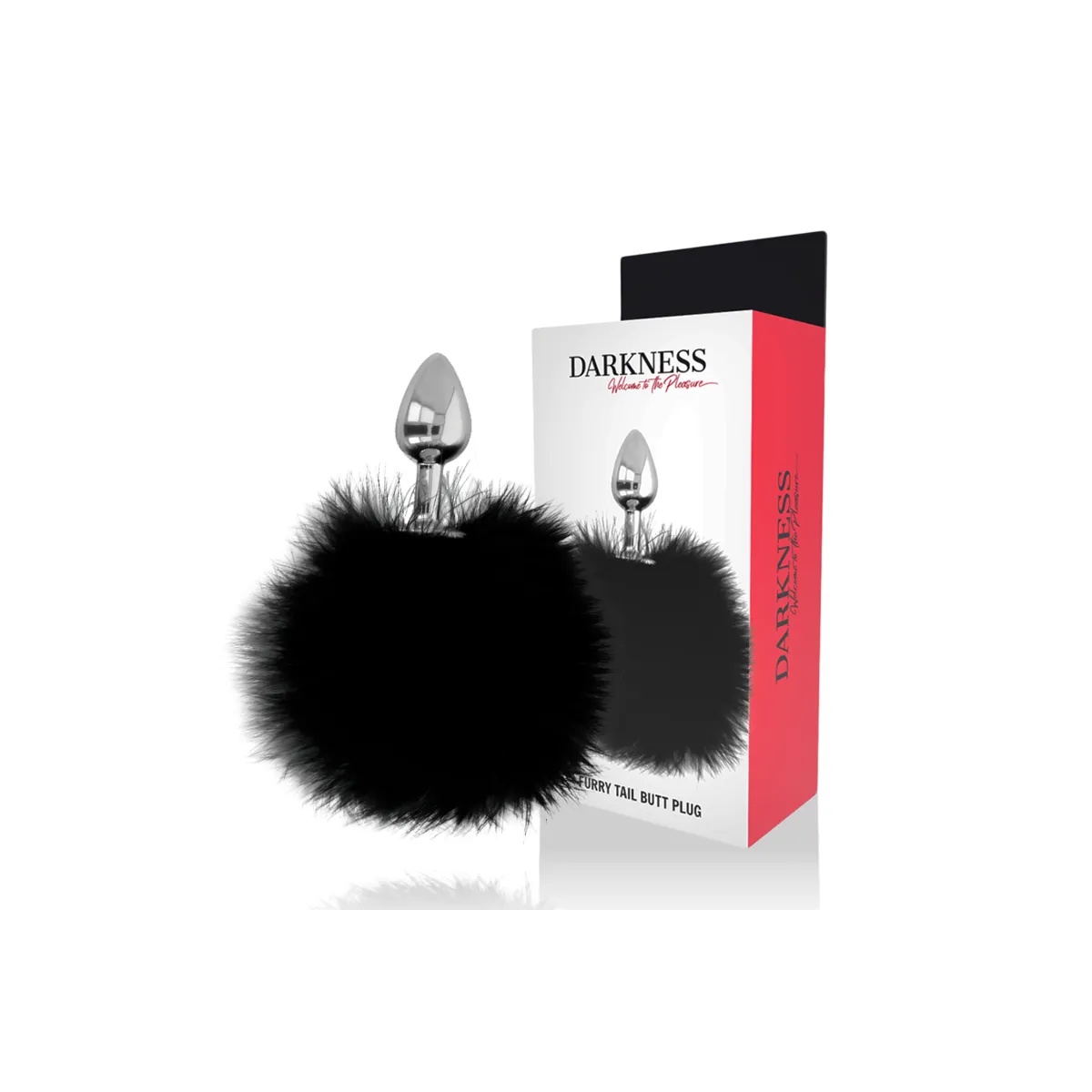 Extra Anal Buttplug mit Schwanz Schwarz 7 cm von Darkness Anal | Fesselliebe.de