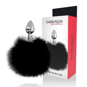 Extra Anal Buttplug mit Schwanz Schwarz 7 cm von Darkness Anal | Fesselliebe.de