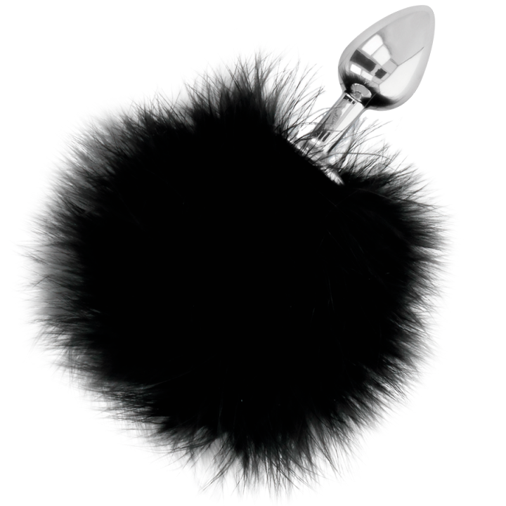 Extra Anal Buttplug mit Schwanz Schwarz 7 cm von Darkness Anal | Fesselliebe.de