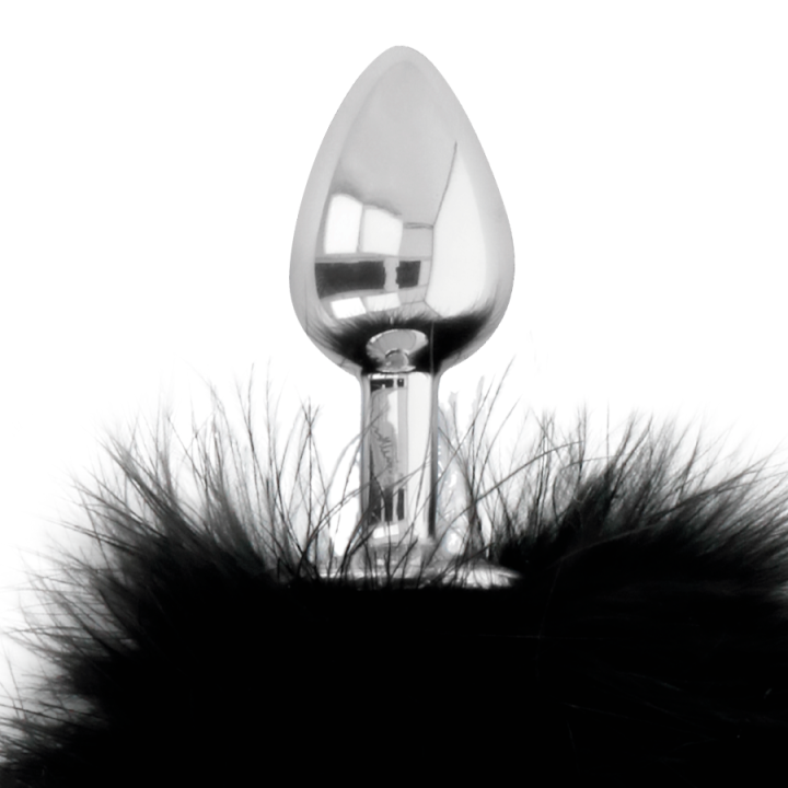 Extra Anal Buttplug mit Schwanz Schwarz 7 cm von Darkness Anal | Fesselliebe.de