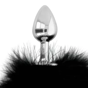 Extra Anal Buttplug mit Schwanz Schwarz 7 cm von Darkness Anal