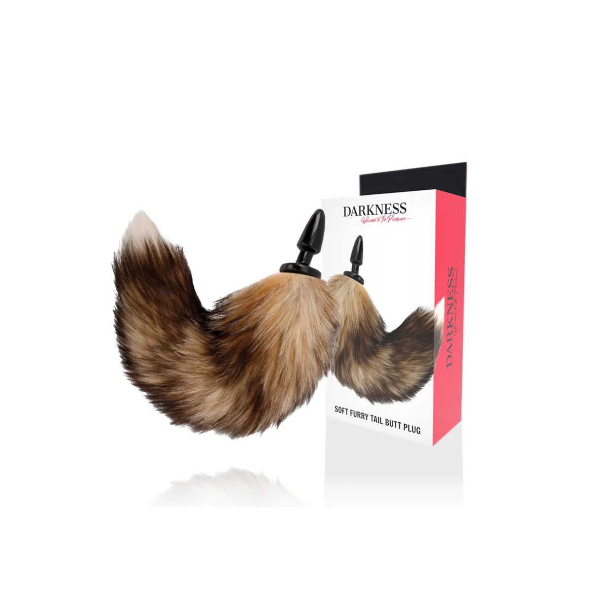 Natürlicher Schwanz mit Silikon-Analsplug 10 cm von Darkness Anal | Fesselliebe.de