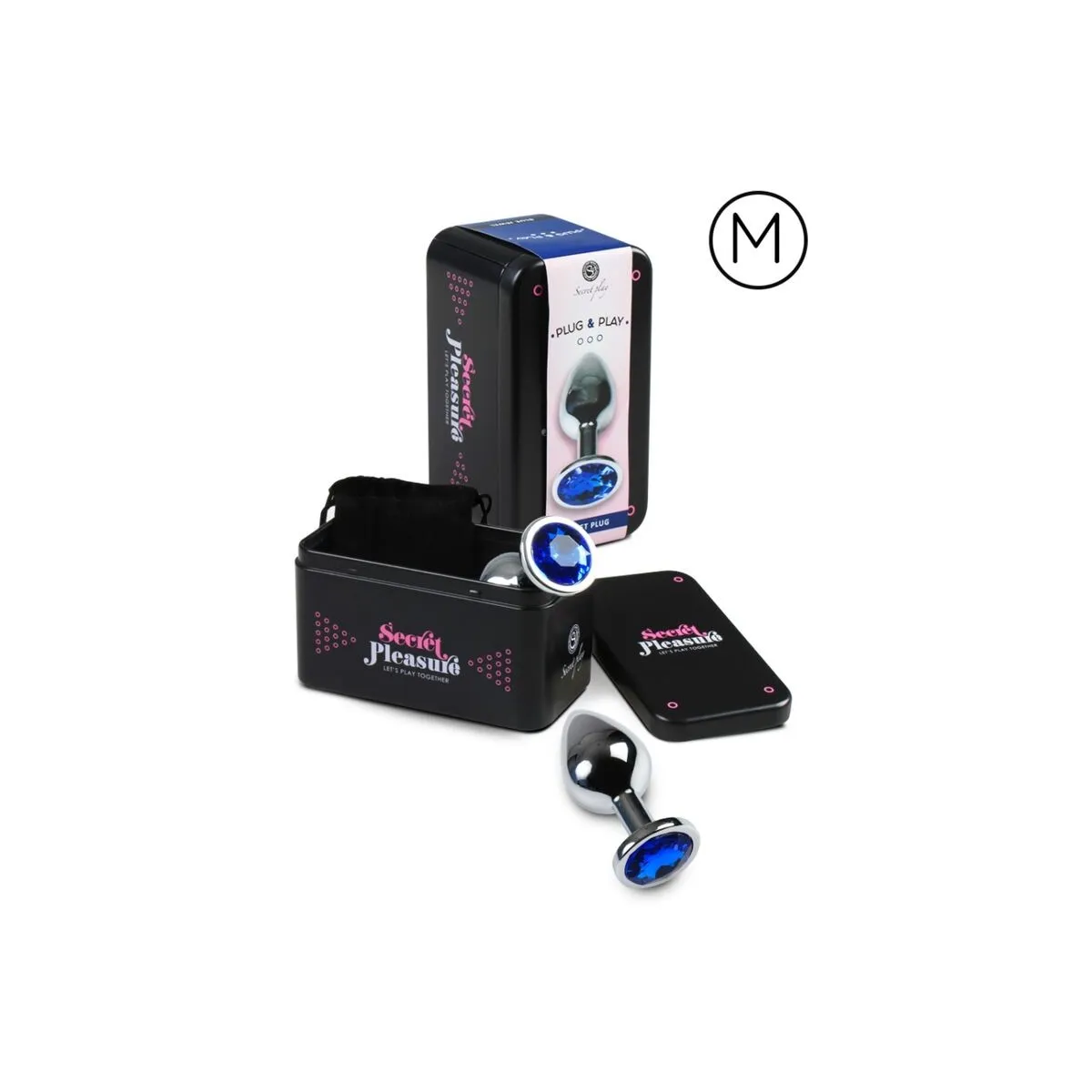 Analplug Blau M von Secretplay Toys | Fesselliebe.de