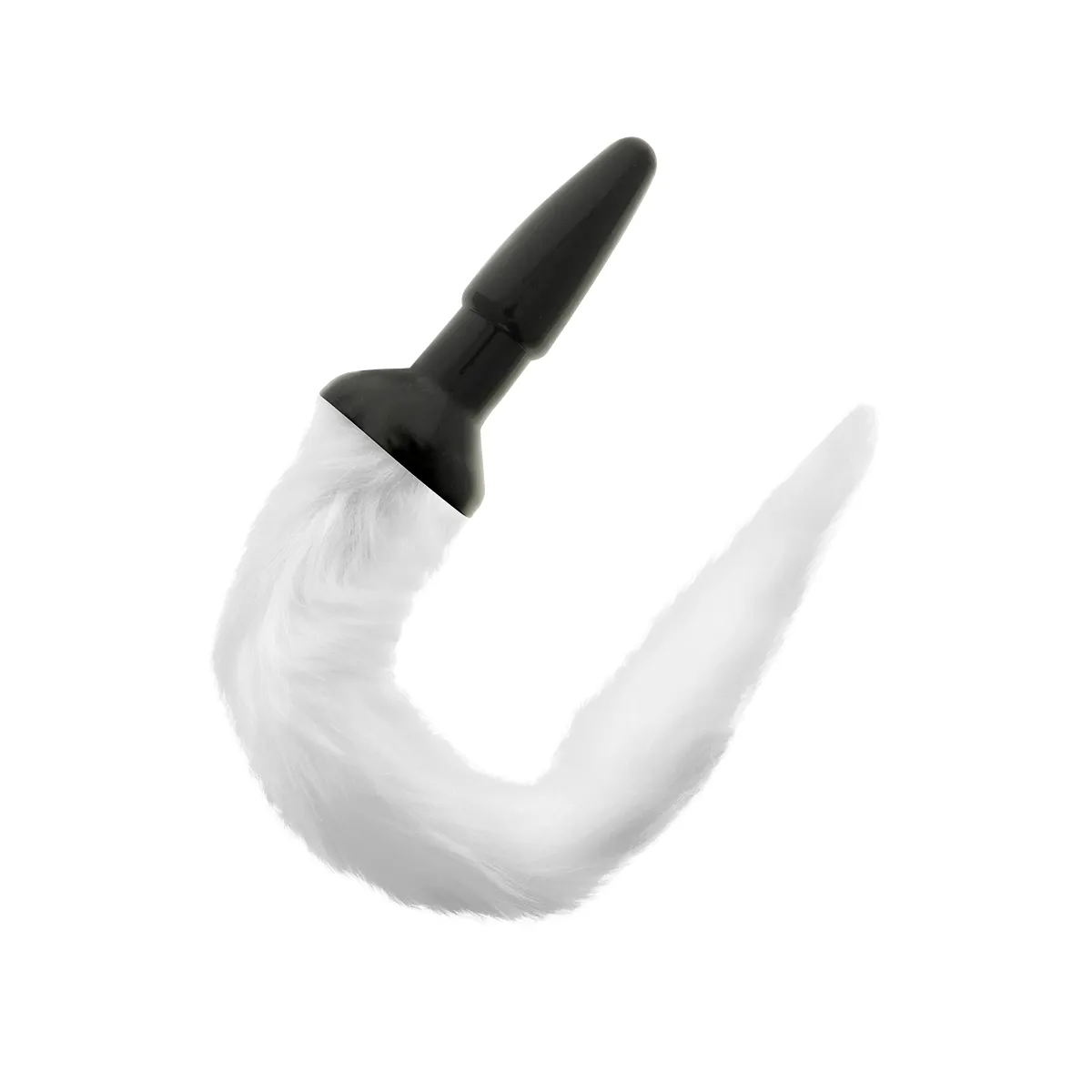 Silikon-Analsplug mit Weißem Schwanz von Darkness Anal | Fesselliebe.de