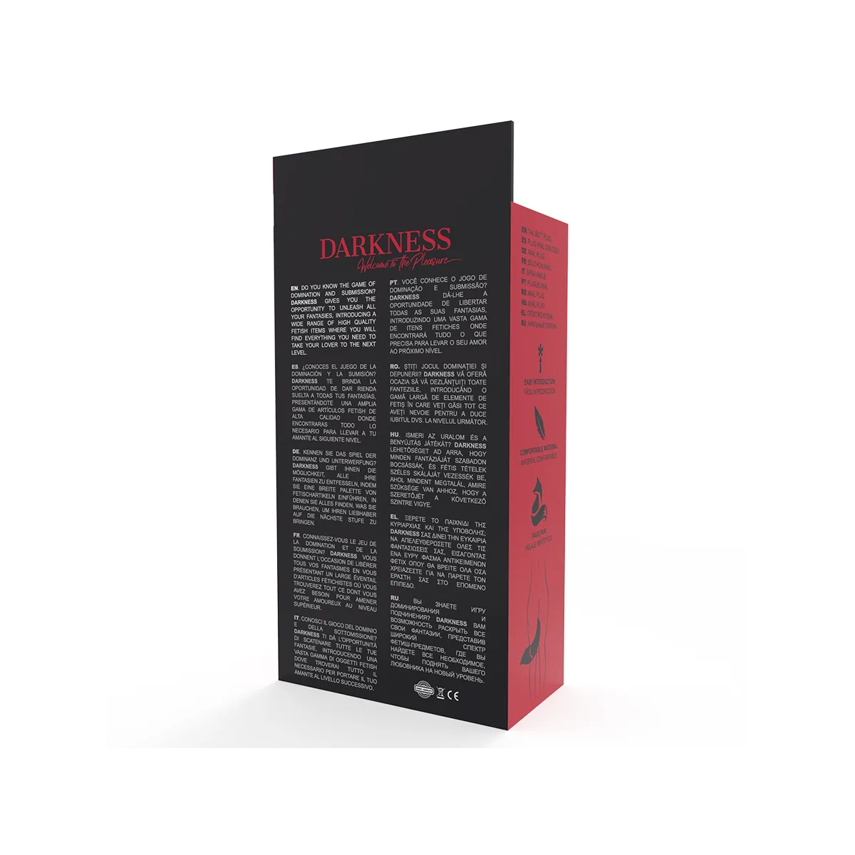 Silikon-Analsplug mit Grauem Schwanz von Darkness Anal | Fesselliebe.de