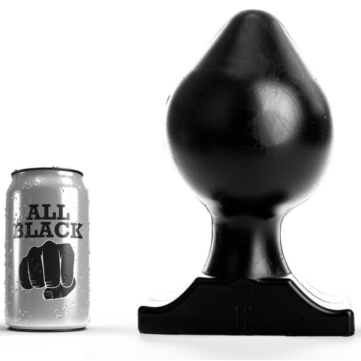 Stecker 22,5 cm 12 Zoll von All Black | Fesselliebe.de