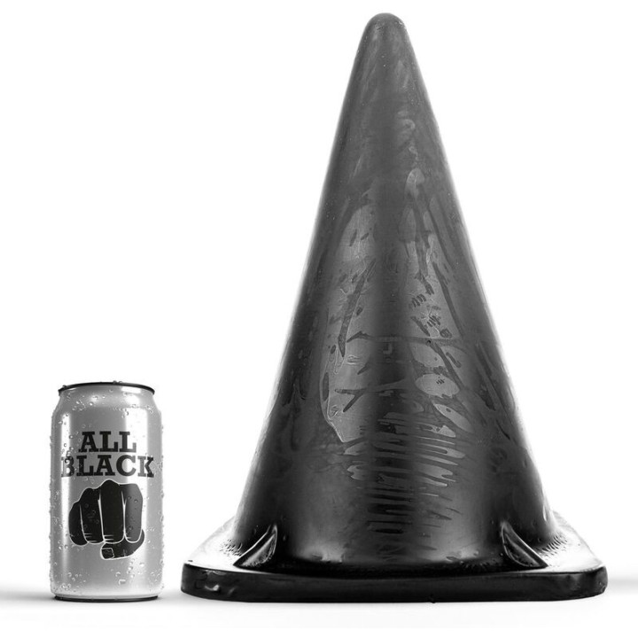 Dreieckiger Stecker 30 cm von All Black | Fesselliebe.de