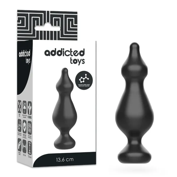 Anal Sexueller Stecker 13,6 cm Schwarz von Addicted Toys | Fesselliebe.de