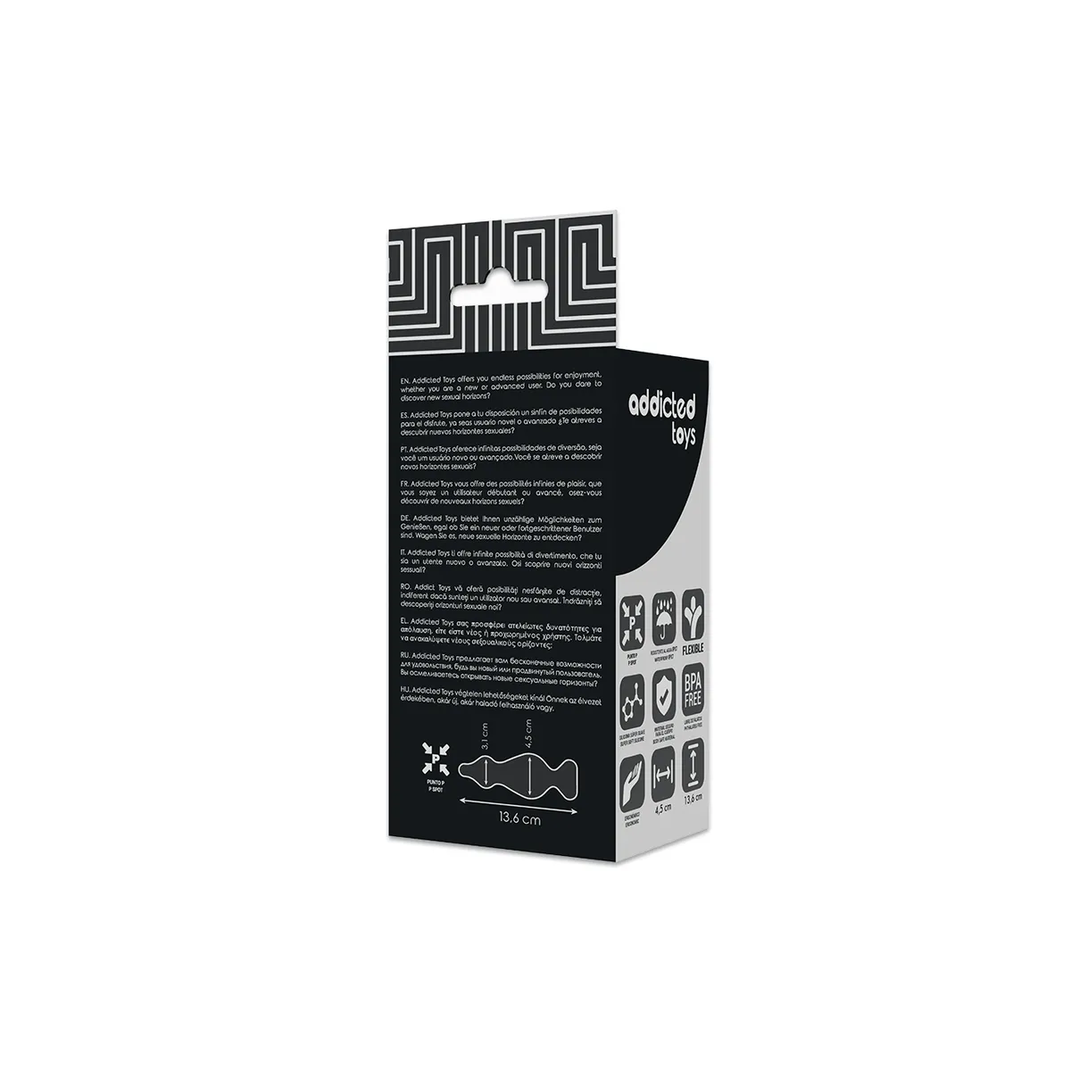 Anal Sexueller Stecker 13,6 cm Schwarz von Addicted Toys | Fesselliebe.de