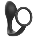 Analplug mit Schwarzem Silikonring von Addicted Toys