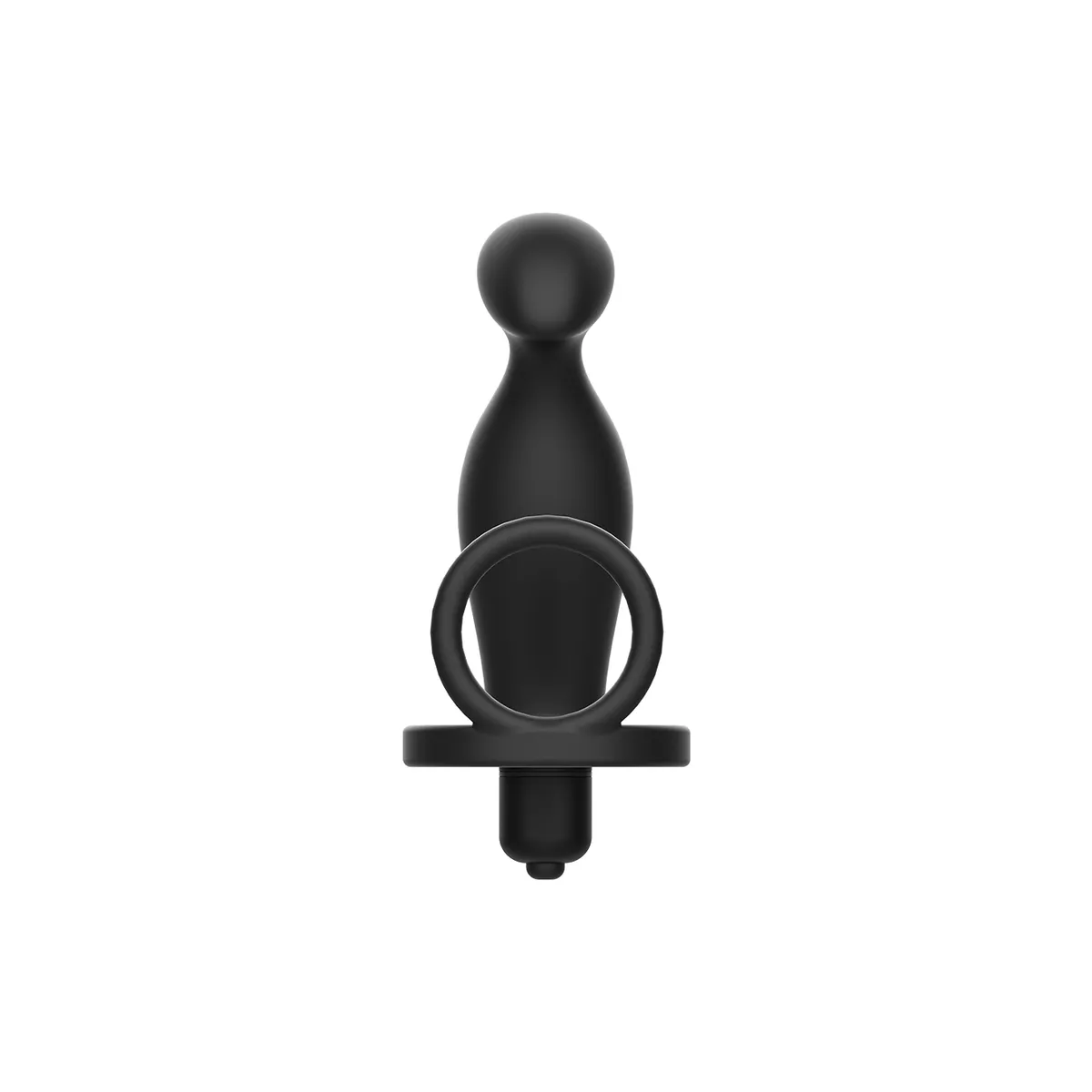 Analplug mit Schwarzem Silikonring 12 cm von Addicted Toys | Fesselliebe.de