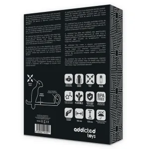 Analplug mit Schwarzem Silikonring 12 cm von Addicted Toys