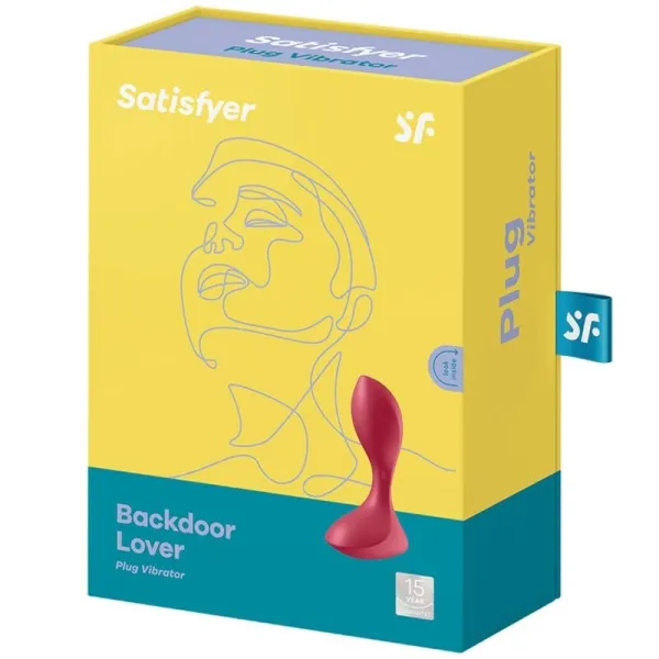 Backdoor Lover Roter Anal Vibrator Stecker Rot von Satisfyer Plugs | Fesselliebe.de