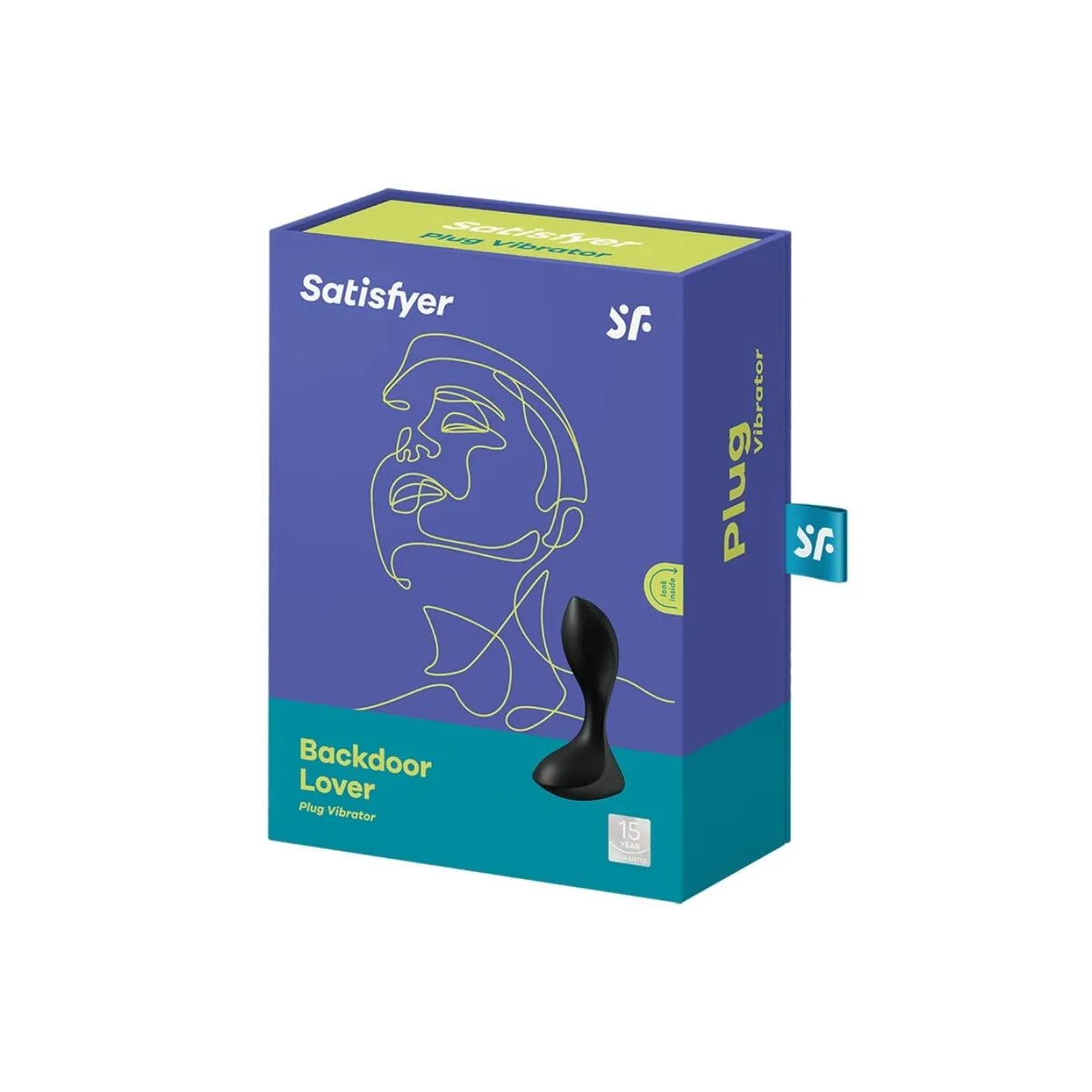 Backdoor Lover Roter Anal Vibrator Stecker Schwarz von Satisfyer Plugs | Fesselliebe.de