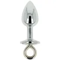 Metall Butt Plug mit Ring von Ohmama Fetish
