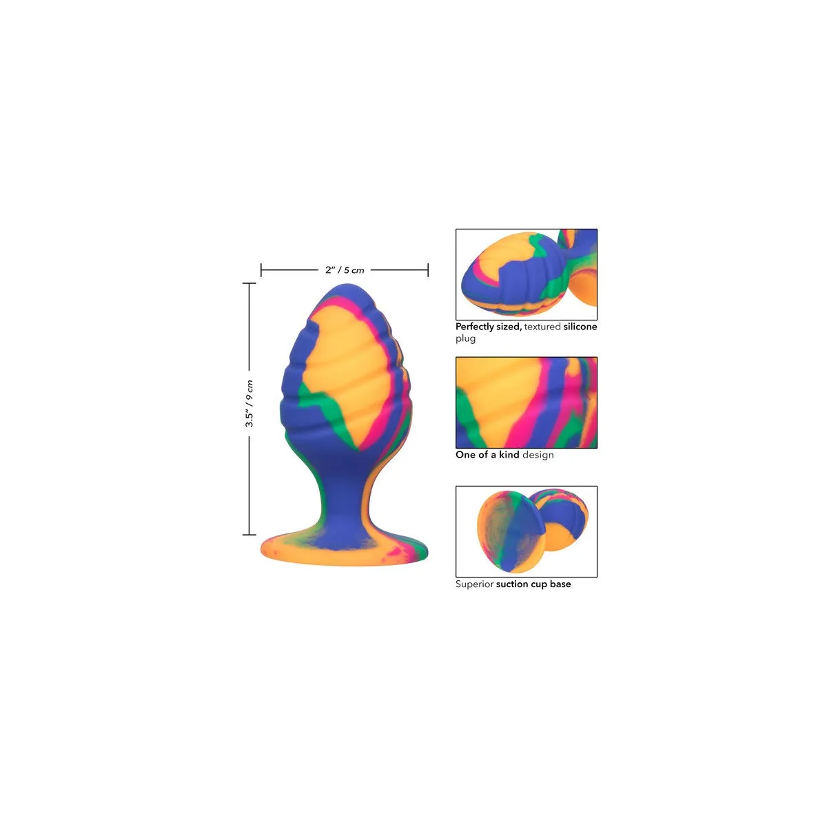 Cheeky Largue Swirl Plug Anal von Calexotics | Fesselliebe.de