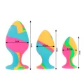 Mehrfarbige Silikon-Stecker-Set von Intense Anal Toys