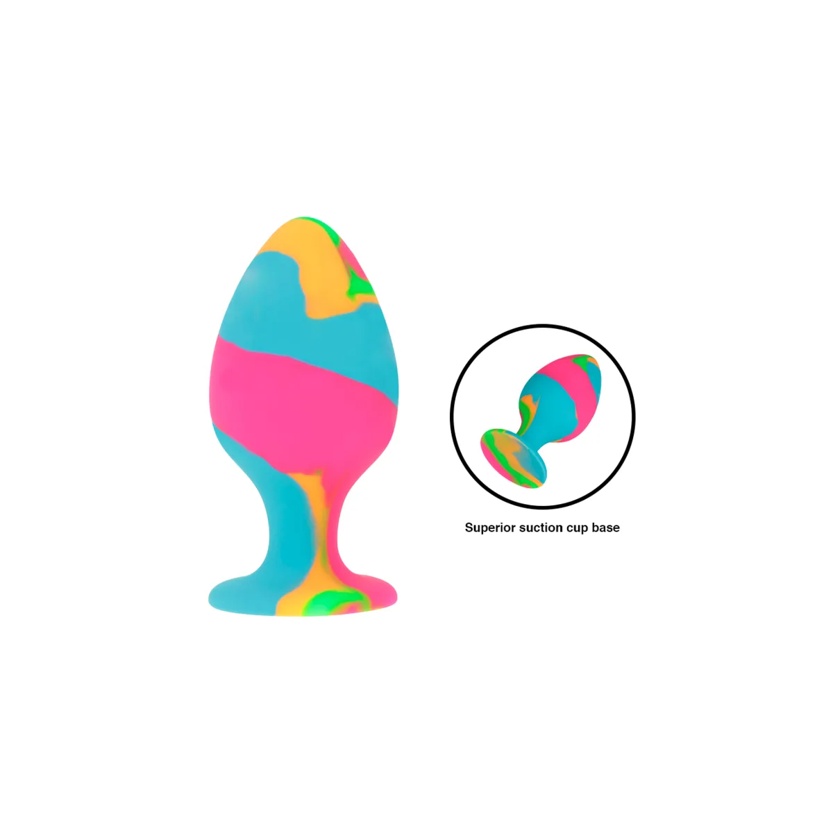 Mehrfarbige Silikon-Stecker-Set von Intense Anal Toys | Fesselliebe.de