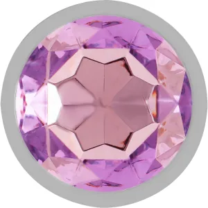 Analplug aus Aluminiummetall mit Violettem Kristall, Grösse M von Intense Anal Toys