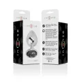 Analplug aus Aluminiummetall mit Schwarzem Kristall, Grösse S von Intense Anal Toys