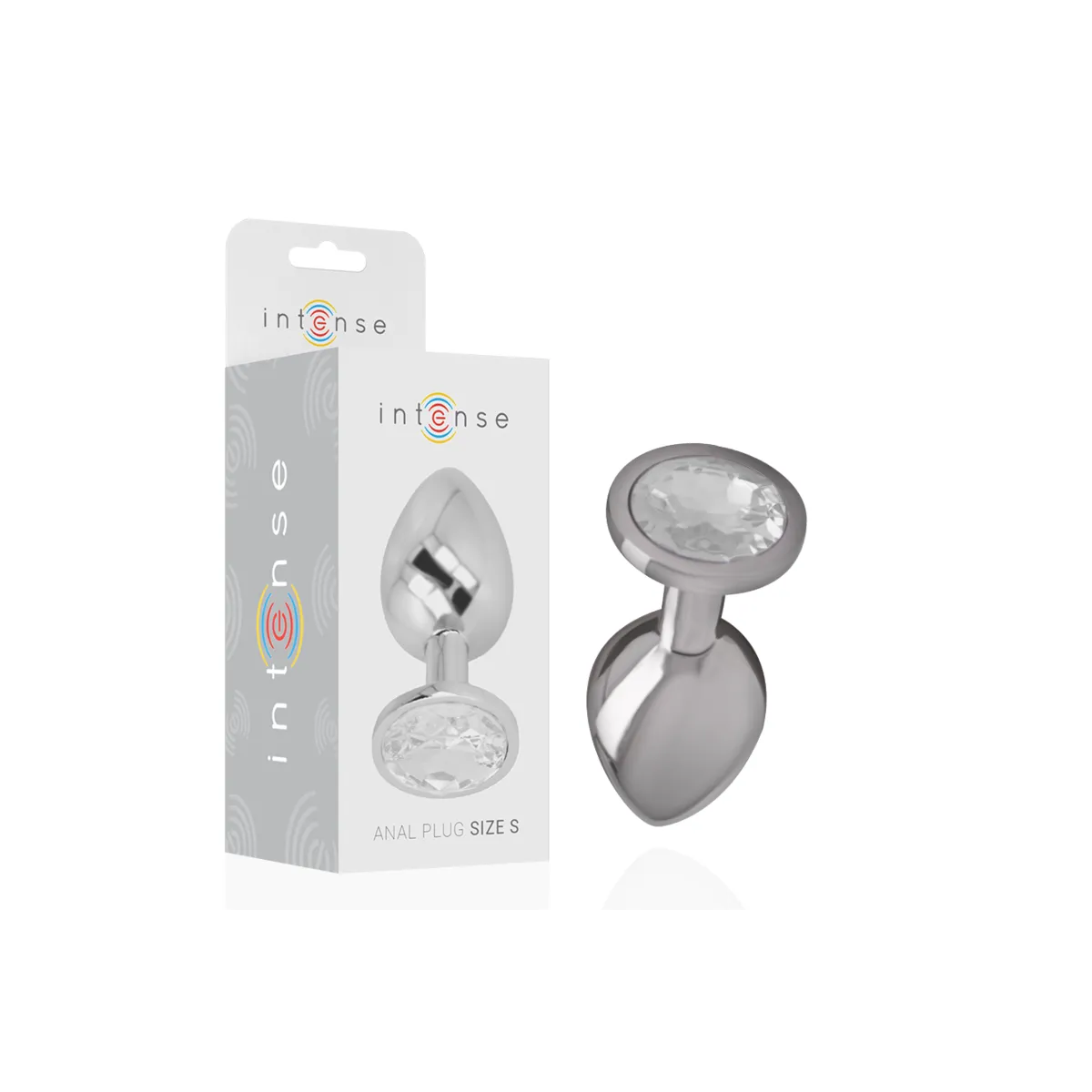 Analplug aus Aluminiu Mmetall mit Silbernem Kristall, Grösse S von Intense Anal Toys | Fesselliebe.de