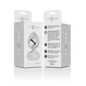 Analplug aus Aluminiu Mmetall mit Silbernem Kristall, Grösse S von Intense Anal Toys