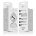 Analplug aus Aluminiu Mmetall mit Silbernem Kristall, Grösse L von Intense Anal Toys
