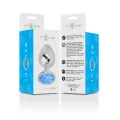 Analstecker aus Aluminiummetall mit Blauem Kristall, Grösse S von Intense Anal Toys
