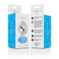 Analplug aus Aluminiummetall mit Blauem Glas, Grösse M von Intense Anal Toys