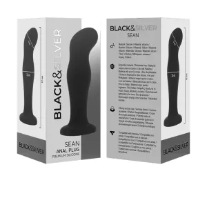 Sean Plug Anal Premium Silikon Schwarz von Black&Silver