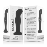 Sean Plug Anal Premium Silikon Schwarz von Black&Silver | Fesselliebe.de