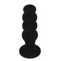 Scott Premium Silikon Analplug Schwarz von Black&Silver