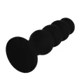 Scott Premium Silikon Analplug Schwarz von Black&Silver