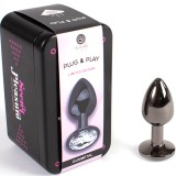 Gunmetal Butt Plug Kleine Grösse 7 cm von Secretplay Toys | Fesselliebe.de