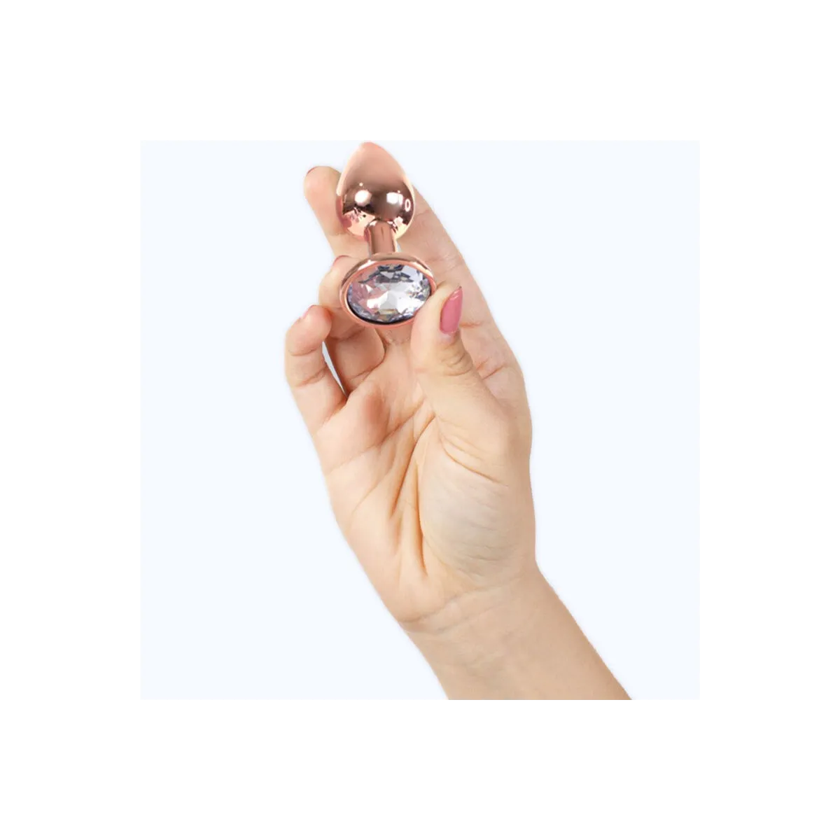 Metall-Butt-Plug Roségold, Kleine Grösse 7 cm von Secretplay Toys | Fesselliebe.de