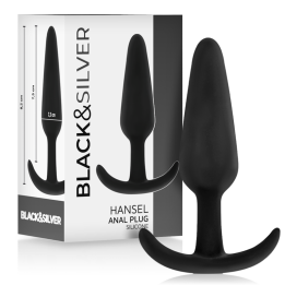 Hansel Silikon-Analsplug mit Kleinem Griff von Black&Silver | Fesselliebe.de